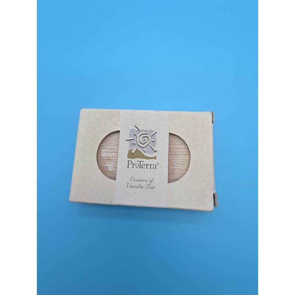 Vintage ProTerra Essence of Vanilla Soap Bars HTF Discontinued Stocking